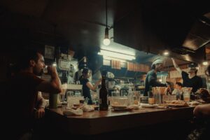 周五晚居酒屋畅谈